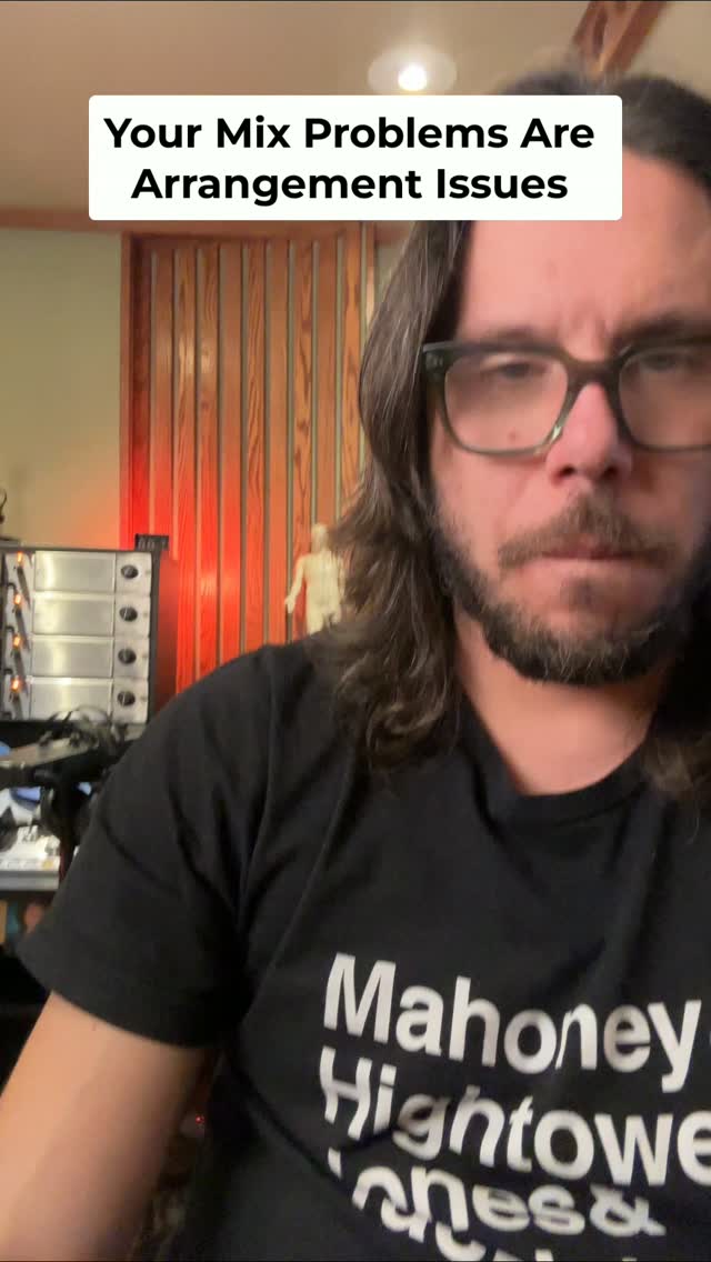 Most audio mix problems? They're actually arrangement issues. Listen closely to your favorite tracks—the magic is in the…